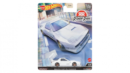 Машинка Premium Hot Wheels Mazda RX7 FC Pandem Ronin Run 1:64 HCJ86 White - Retromagaz, image 1