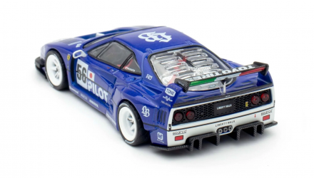 Машинка Premium INNO64 LBWK Ferrari F40 Tokyo Auto Salon 2024 1:64 IN64-LBWKF40-TAS24 Blue - Retromagaz, image 4