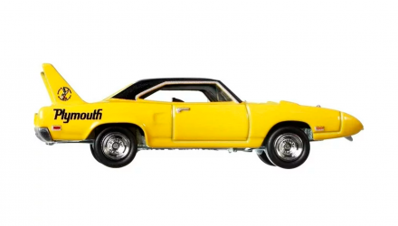 Машинка Premium Hot Wheels '70 Plymouth Superbird Boulevard 1:64 GRM06 Yellow - Retromagaz, image 4