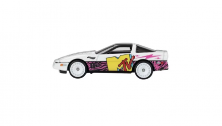 Машинка Premium Hot Wheels Porsche MTV '84 Corvette Pop Culture 1:64 JHW93 White - Retromagaz, image 4