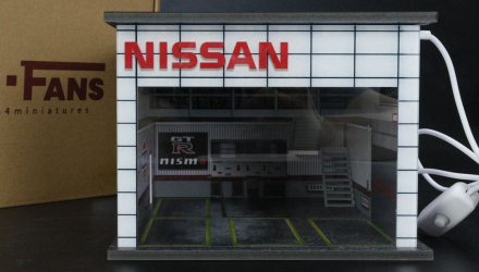 Диорама G-Fans Nissan Garage Гараж с Подсветкой 1:64 - Retromagaz, image 4