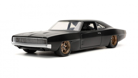 Машинка Jada 1968 Dodge Charger Hellacious 9 Fast & Furious 1:24 Black - Retromagaz, image 5