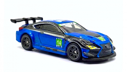 Машинка Premium Hot Wheels Lexus RC F GT3 Aerostyles 1:64 JKF35 Blue - Retromagaz, image 4