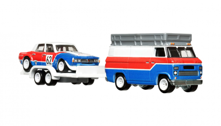 Машинка Premium Hot Wheels 2шт '70 Rover P6 Group 2 и Транспортер HW Rally Hauler Team Transport 1:64 FLF56/HKF45 Red - Retromagaz, image 5