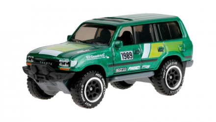 Тематическая Машинка Hot Wheels Toyota Land Cruiser 80 Toyota 1:64 JCB74 Green - Retromagaz, image 2