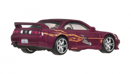 Машинка Premium Hot Wheels Nissan 240SX (S14) Fast & Furious 1:64 JBL99 Red - Retromagaz, image 2