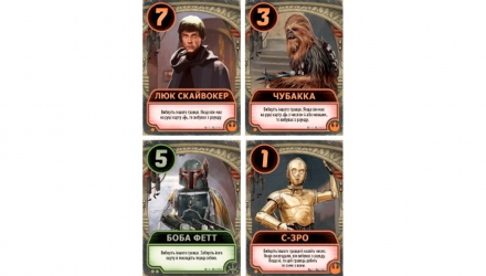 Настольная Игра Lord Of Boards Звездные войны: Дворец Джаббы – Письма влюбленных (Star Wars: Jabba's Palace - A Love Letter Game) Новый - Retromagaz, image 3