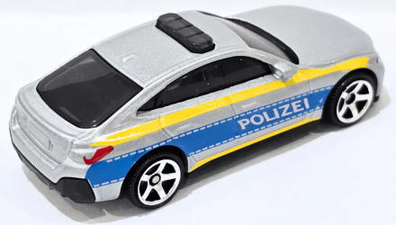 Машинка Велике Місто Matchbox 2023 BMW i4 Police Sedan 1:64 JBR00 Silver - Retromagaz, image 4