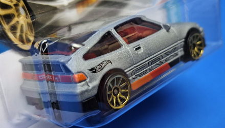 Машинка Базова Hot Wheels '88 Honda CR-X J-Imports 1:64 HKJ17 Metallic Silver - Retromagaz, image 4