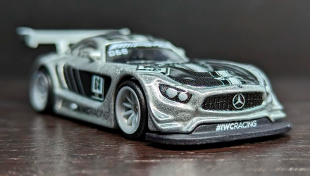 Машинка Premium Hot Wheels 2шт '16 Mercedes-AMG GT3 и Транспортер Fleet Street Team Transport 1:64 HCR39 Silver - Retromagaz, image 4