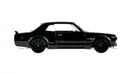 Машинка Базовая Hot Wheels Nissan Skyline H/T 2000GT-X Screen Time 1:64 JJM13 Black - Retromagaz, image 3