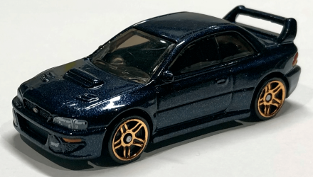Машинка Базова Hot Wheels '98 Subaru Impreza 22B STi-Version J-Imports 1:64 GTB01 Dark Blue - Retromagaz, image 3