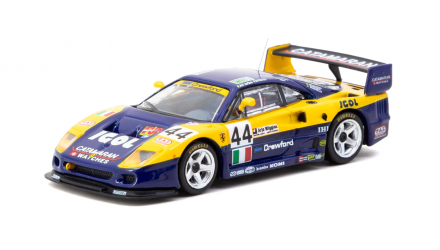 Машинка Premium Tarmac Works Ferrari F40 GTE 24h of Le Mans 1996 1:64 T64-088-96LM44 Blue - Retromagaz, image 1