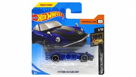 Машинка Базова Hot Wheels Custom Datsun 240Z Nightburnerz 1:64 FJX64 Blue - Retromagaz, image 1