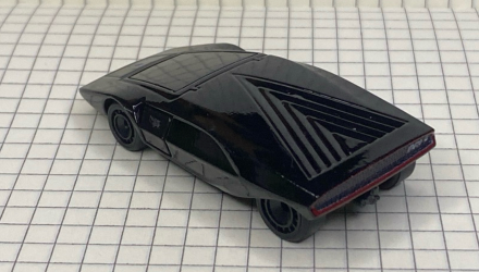 Машинка Premium Hot Wheels Lancia Stratos Zero Chase Hammer Drop 1:64 HRW10 Black - Retromagaz, image 2