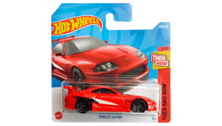 Машинка Базова Hot Wheels Toyota Supra Then and Now 1:64 HCV16 Red - Retromagaz, image 1