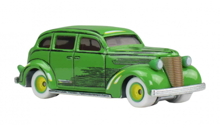 Машинка Premium Hot Wheels Action Comics #1 - Action Sedan Pop Culture 1:64 HVJ50 Green image_4 Машинка Premium Hot Wheels Action Comics #1 - Action Sedan Pop Culture 1:64 HVJ50 Green - Retromagaz, image 4