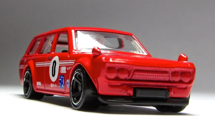 Машинка Базовая Hot Wheels '71 Datsun Bluebird 510 Wagon Workshop 1:64 BFD77 Red - Retromagaz, image 5