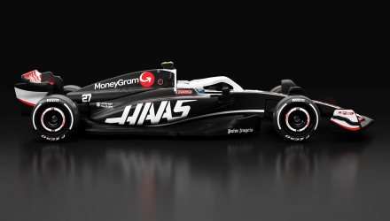 Машинка Premium Hot Wheels MoneyGram Haas F1 Team - VF-24 (#27) Formula One Collection 1:64 JBM10 Black - Retromagaz, image 3