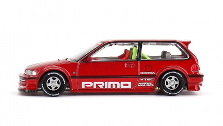 Машинка Premium Kaido House x MiNI GT Honda Civic (EF) Kaido Works V2 1:64 KHMG156 Red - Retromagaz, image 3