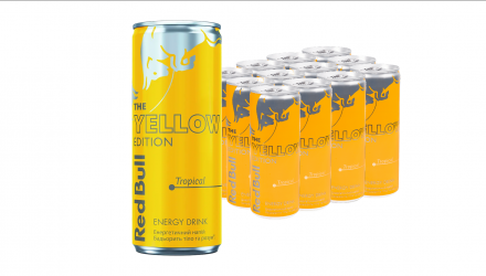 Набір Напій Енергетичний 12шт Red Bull Yellow Edition Tropical 250ml - Retromagaz, image 3