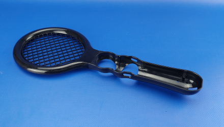 Набор Насадка RMC Wii Tennis Racket Black Б/У + Игра Nintendo Mario Power Tennis Английская Версия - Retromagaz, image 1