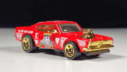 Машинка Базовая Hot Wheels King Kuda Art Cars 1:64 HTD73 Red - Retromagaz, image 4