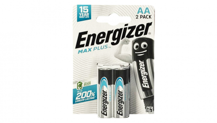 Батарейка 2шт Energizer AA Max Plus Black - Retromagaz, image 1