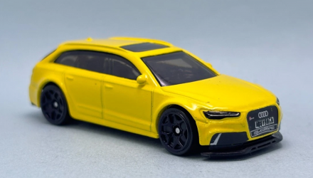 Машинка Базовая Hot Wheels '17 Audi RS 6 Avant Factory Fresh 1:64 JJJ33 Yellow - Retromagaz, image 1