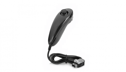 Набор Консоль Nintendo Wii RVL-001 Europe 512MB Black Без Геймпада Б/У  + Контроллер Беспроводной RMC Remote Plus Новый + Проводной  Nunchuk - Retromagaz, image 2