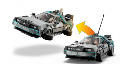 Конструктор Lego Часоворот із Фільму «Назад у Майбутнє» Speed Champions 77256 Новий - Retromagaz, image 3