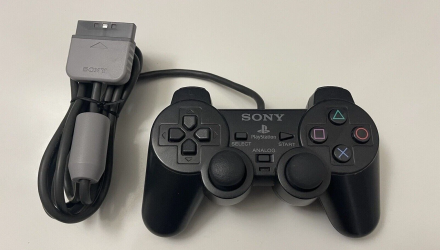 Геймпад Проводной Sony PlayStation 1 SCPH-1200 DualShock Black 2m Б/У - Retromagaz, image 2