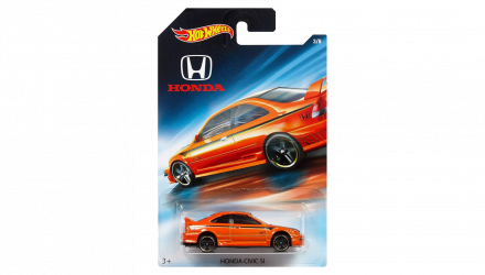 Тематическая Машинка Hot Wheels Honda Civic Si Honda 70th Anniversary 1:64 FKD25 Orange - Retromagaz, image 1