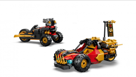 Конструктор Lego Без Фигурок Комбинированые Транспортные Средтва Кая и Коула Ninjago 71864 Новый - Retromagaz, image 2