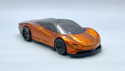 Машинка Базовая Hot Wheels McLaren Speedtail Super Treasure Hunt STH Exotics 1:64 JBC44 Orange - Retromagaz, image 1