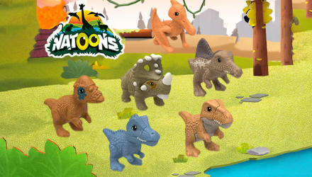 Набір Шоколадне Яйце 36шт Kinder Surprise Динозаври Natoons Dinosaurs 20g image_3 Набір Шоколадне Яйце 36шт Kinder Surprise Динозаври Natoons Dinosaurs 20g - Retromagaz, image 3
