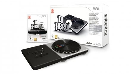 Контролер Бездротовий Nintendo Wii Turntable DJ Hero 2 + Гра + Коробка Black Б/У - Retromagaz, image 2