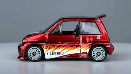 Тематична Машинка Hot Wheels '85 Honda City Turbo II Ultra Hots 1:64 HDG52/HRX13 Red - Retromagaz, image 3