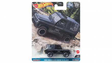 Premium Hot Wheels 1993 Mercedes Benz G Class Off Road 1 64 HKC72 Black RetroMagaz