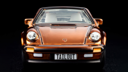 Машинка Premium Hot Wheels Porsche Porsche 911 Turbo 3.3 Targa Red Line Club RLC 1:64 JJY65 Bronze - Retromagaz, image 4