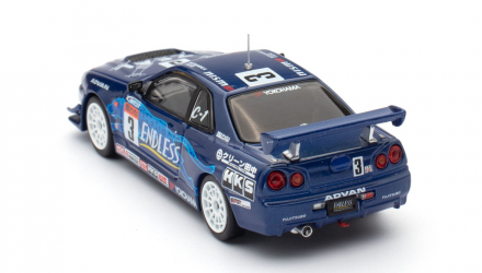 Машинка Premium INNO64 Nissan GT-R R34 ENDLESS ADVAN Tokyo Auto Salon 2024 Special Editio 1:64 IN64-R34-STS02W Blue - Retromagaz, image 2