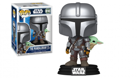 Фігурка FUNKO POP! Зоряні Війни Мандалорець з Ґроґу Star Wars The Mandalorian with Grogu 112mm 818 90443 - Retromagaz, image 3
