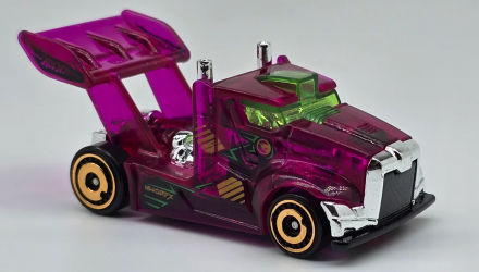 Машинка Базова Hot Wheels Rig Storm Netflix Treasure Hunts X-Raycers 1:64 JBC24 Purple - Retromagaz, image 1