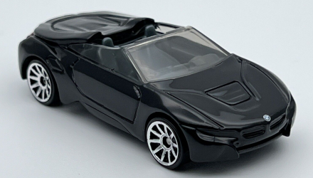 Машинка Базова Hot Wheels BMW i8 Roadster Roadsters 1:64 HKK13 Black - Retromagaz, image 5