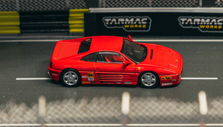Машинка Premium Tarmac Works Ferrari 348 Challenge Presentation 1:64 T64-082-PRE Red - Retromagaz, image 7