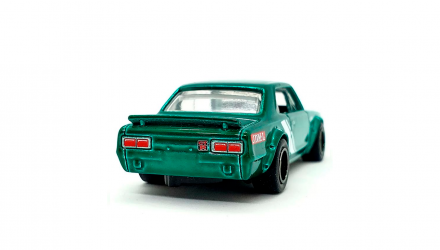 Машинка Базова Hot Wheels Nissan Skyline H/T 2000GT-X Super Treasure Hunt STH J-Imports 1:64 HCY15 Green - Retromagaz, image 5