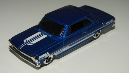 Машинка Базовая Hot Wheels '63 Chevy II Muscle Mania 1:64 DHP13 Blue - Retromagaz, image 3