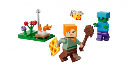 Конструктор Lego Конфликт Возле Костра Алекс Minecraft 30732 Новый - Retromagaz, image 4