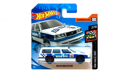 Машинка Базовая Hot Wheels Volvo 850 Estate Race Day 1:64 GHB52 White - Retromagaz, image 1