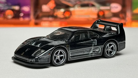 Машинка Базовая Hot Wheels Ferrari F40 Competizione Super Treasure Hunt STH Ferrari 1:64 JJM17 Grey - Retromagaz, image 1
